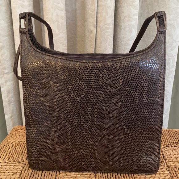 Stuart Weitzman Python Snake Skin Embossed Bag - Picture 2 of 13